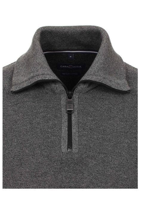 Maglia Uomo Casamoda Cerniera Classic Fantasia 90% caldo cotone - 10% PL 