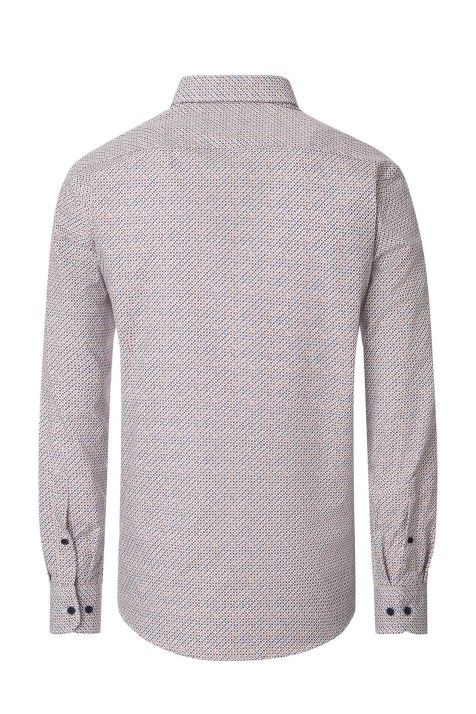 Camicia Uomo Casamoda Classic Fantasia collo Button down Manica lunga