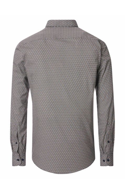 Camicia Uomo Casamoda Comfort Fantasia collo Button down Manica lunga