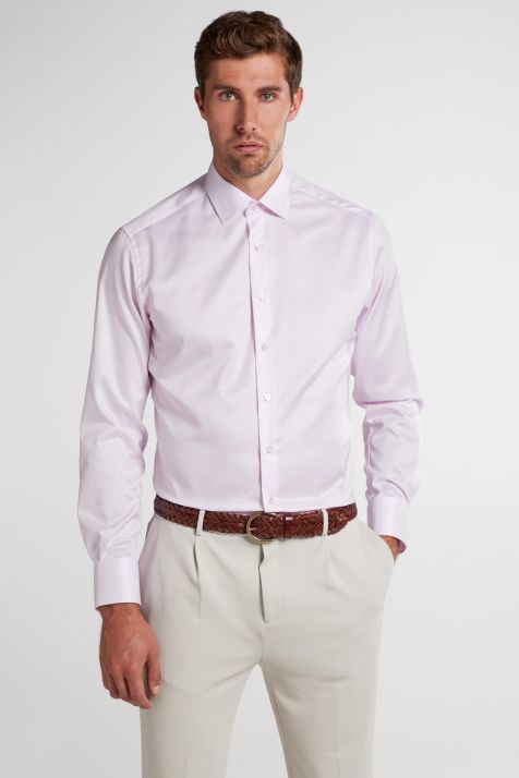 Camicia Uomo Eterna Classic No Stiro collo Italiano Manica lunga