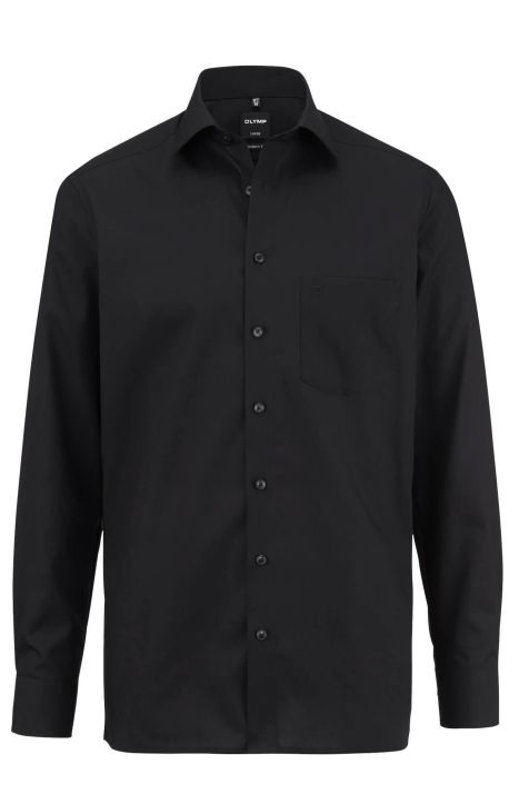 Camicia Uomo Olymp Classic No Stiro Tinta unita collo Italiano Manica lunga