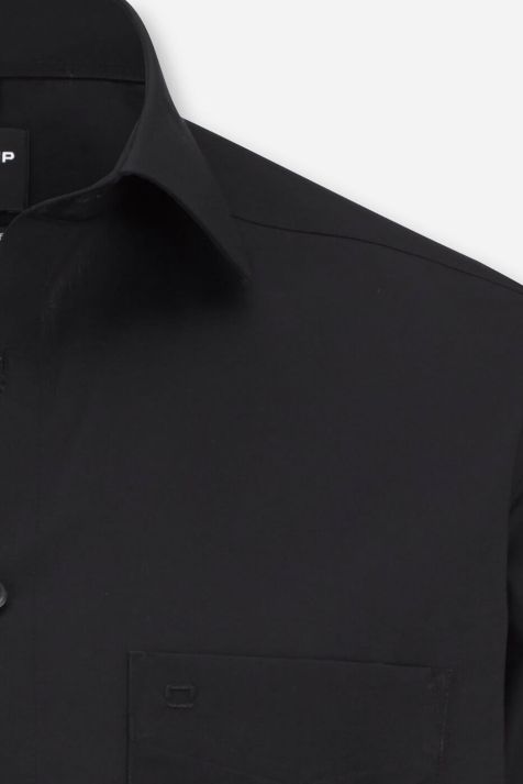 Camicia Uomo Olymp Classic No Stiro Tinta unita collo Italiano Manica lunga
