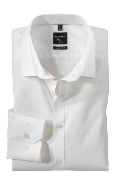Camicia Uomo Olymp Slim Tinta unita collo Italiano Manica lunga
