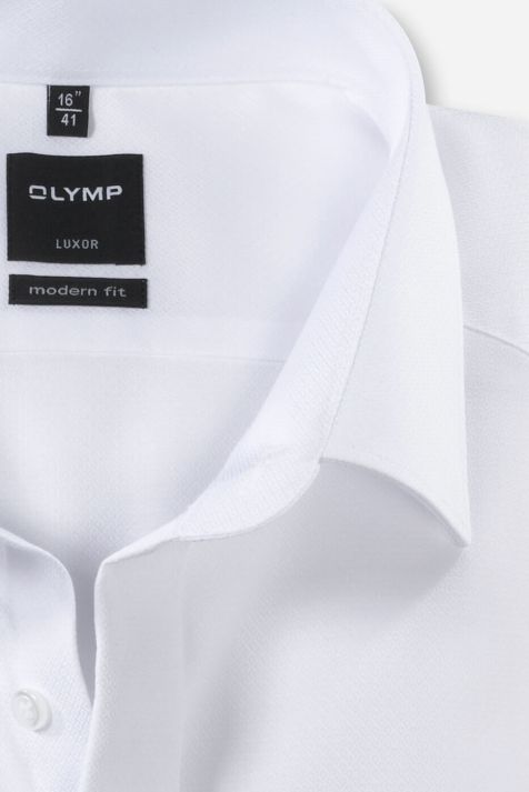 Camicia Uomo Olymp Classic No Stiro Tinta unita collo Italiano Manica lunga