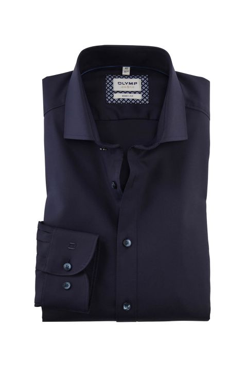 Camicia Uomo Olymp Regular Tinta unita collo Francese Manica lunga