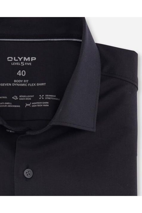 Camicia Uomo Olymp Regular Tinta unita collo Francese Manica lunga