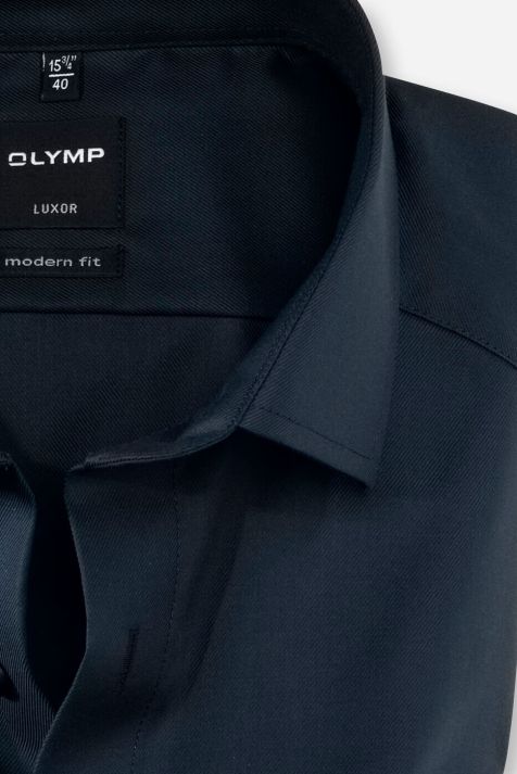 Camicia Uomo Olymp Classic No Stiro Tinta unita collo Italiano Manica lunga