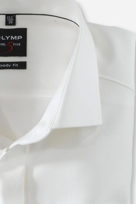 Camicia Uomo Olymp Regular Tinta unita collo Francese Manica lunga