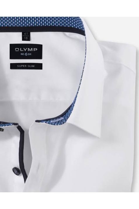 Camicia Uomo Olymp Slim Tinta unita Manica lunga
