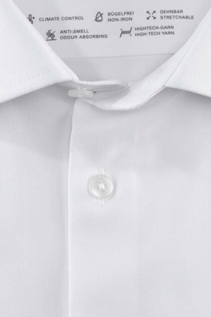 Camicia Uomo Olymp Classic Tinta unita collo Francese Manica corta