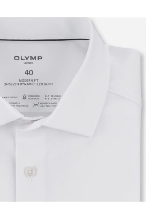 Camicia Uomo Olymp Classic Tinta unita collo Francese Manica lunga