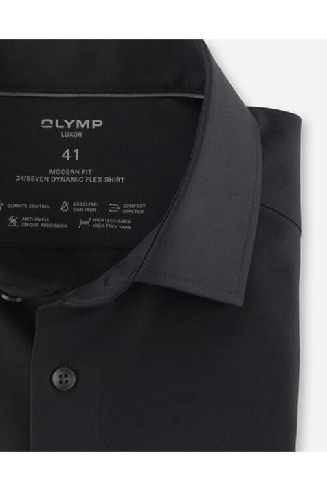Camicia Uomo Olymp Classic Tinta unita collo Francese Manica lunga