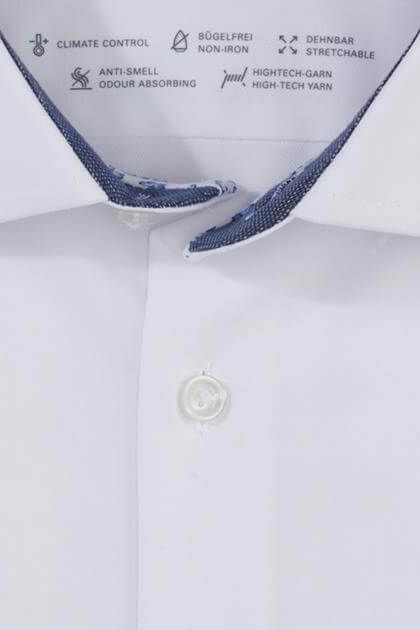 Camicia Uomo Olymp Classic Tinta unita collo Francese Manica lunga