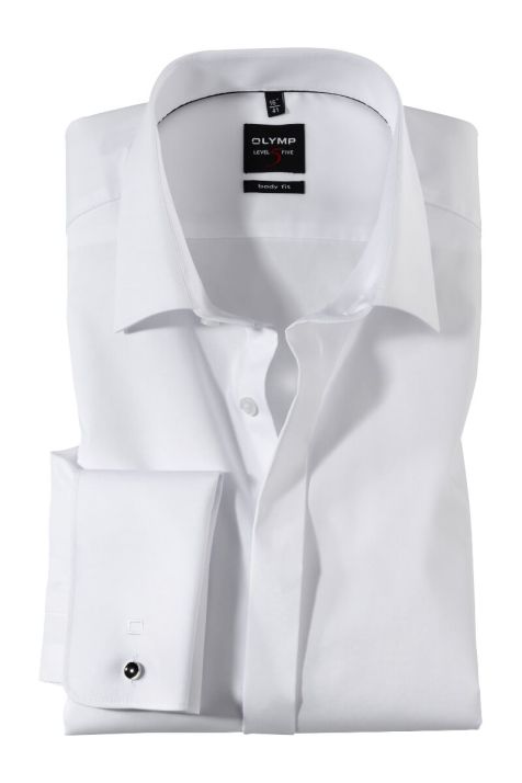 Camicia Uomo Olymp Regular Tinta unita collo Italiano Manica lunga