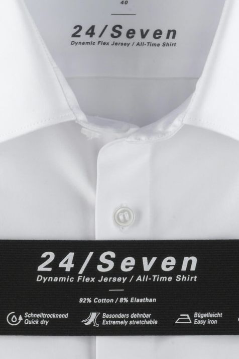 Camicia Uomo Olymp Regular Tinta unita collo Italiano Manica lunga
