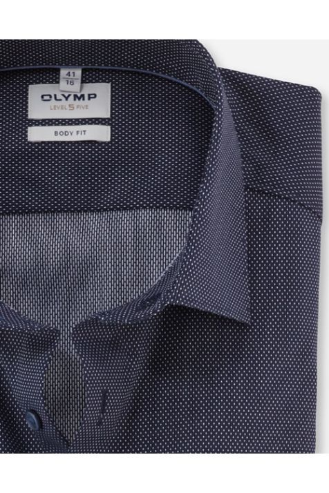 Camicia Uomo Olymp Regular Tinta unita collo Francese Manica lunga