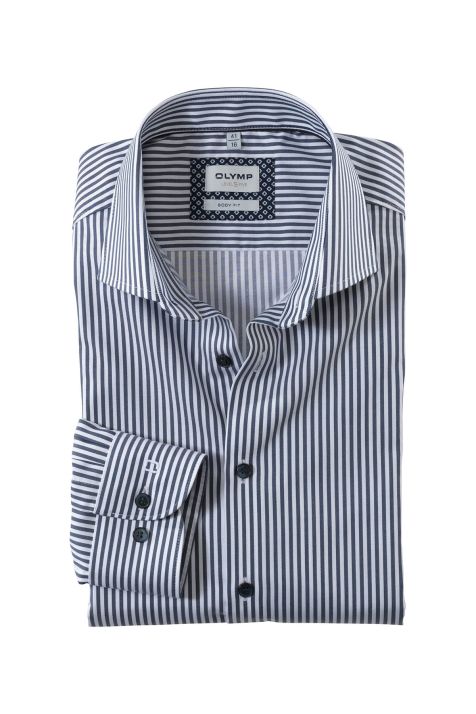 Camicia Uomo Olymp Regular Righe collo Francese Manica lunga