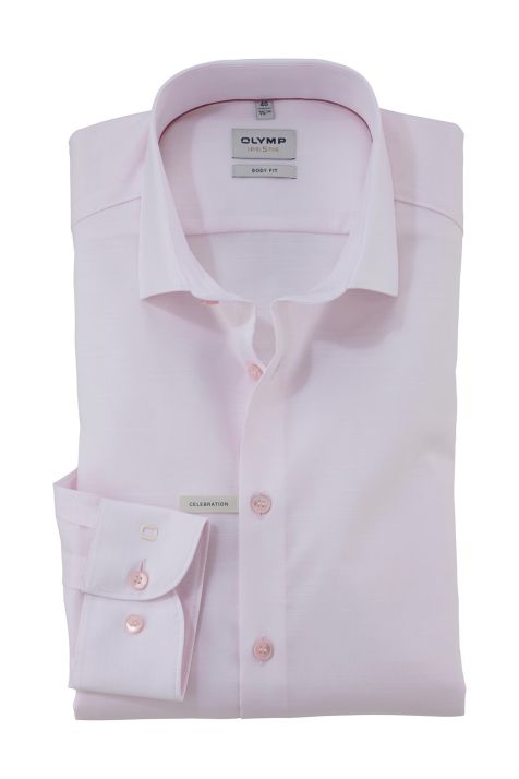 Camicia Uomo Olymp Regular Tinta unita collo Francese Manica lunga