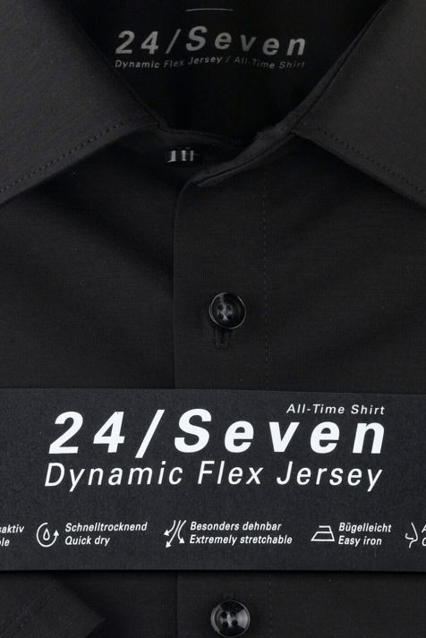 Camicia Uomo Olymp Classic Tinta unita collo Italiano Manica corta