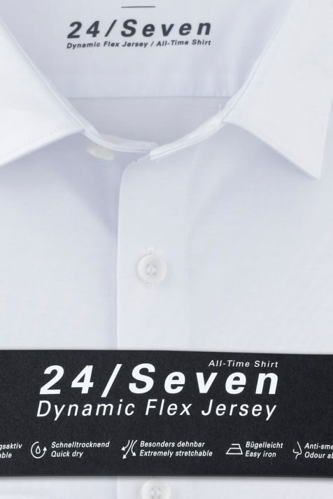Camicia Uomo Olymp Slim Tinta unita collo Francese Manica lunga