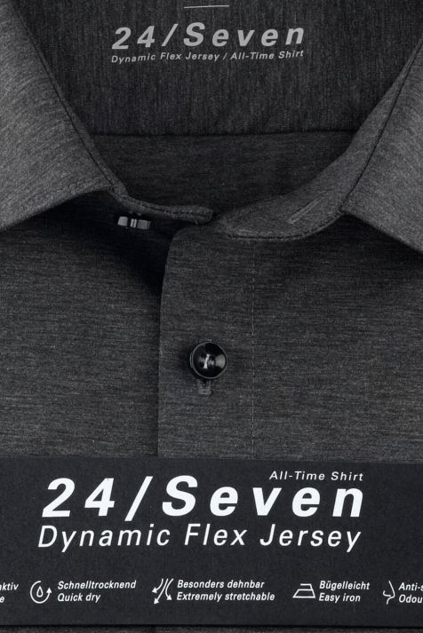 Camicia Uomo Olymp Slim Tinta unita collo Francese Manica lunga