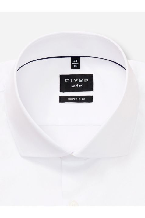 Camicia Uomo Olymp Slim Tinta unita collo Francese Manica lunga