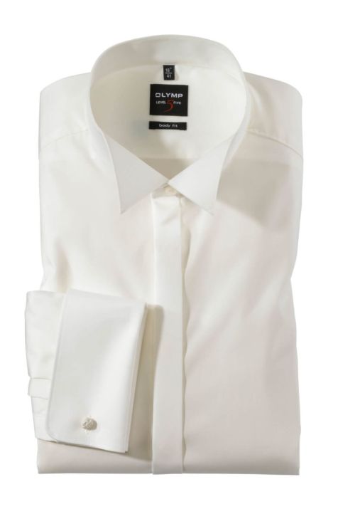 Camicia Uomo Olymp Regular Tinta unita collo Cerimonia Manica lunga