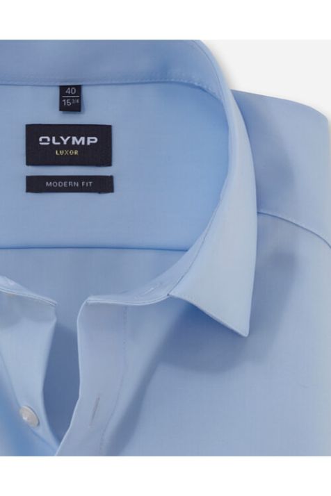 Camicia Uomo Olymp Classic Tinta unita collo Francese Manica lunga