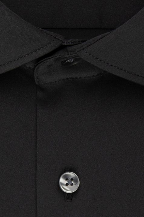 Camicia Uomo Seidensticker Regular No Stiro Tinta unita collo Italiano Manica lunga