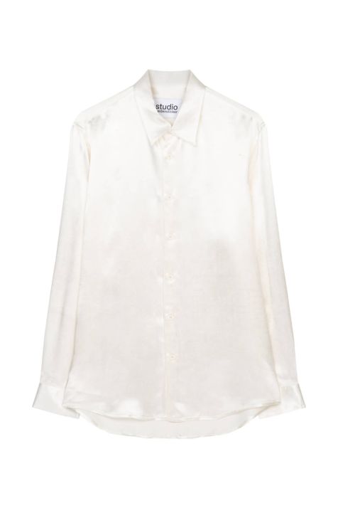 Camicia Uomo Seidensticker Regular No Stiro Tinta unita collo Italiano Manica lunga