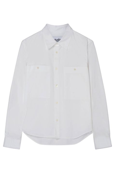 Camicia Uomo Seidensticker Regular No Stiro Tinta unita collo Italiano Manica lunga