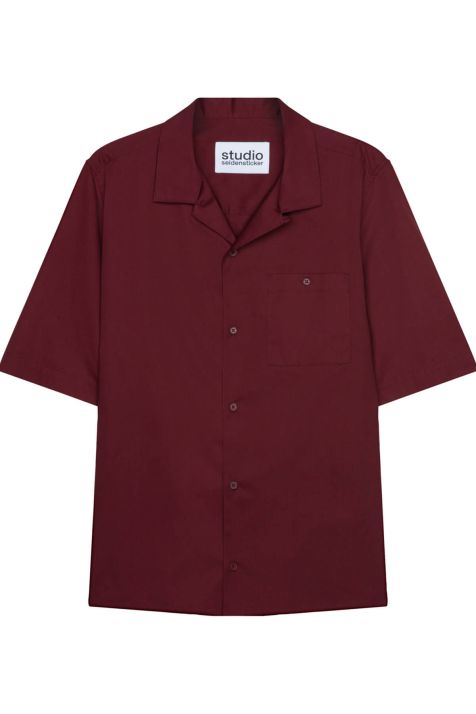 Camicia Uomo Seidensticker Regular No Stiro Tinta unita collo Coreano Manica corta