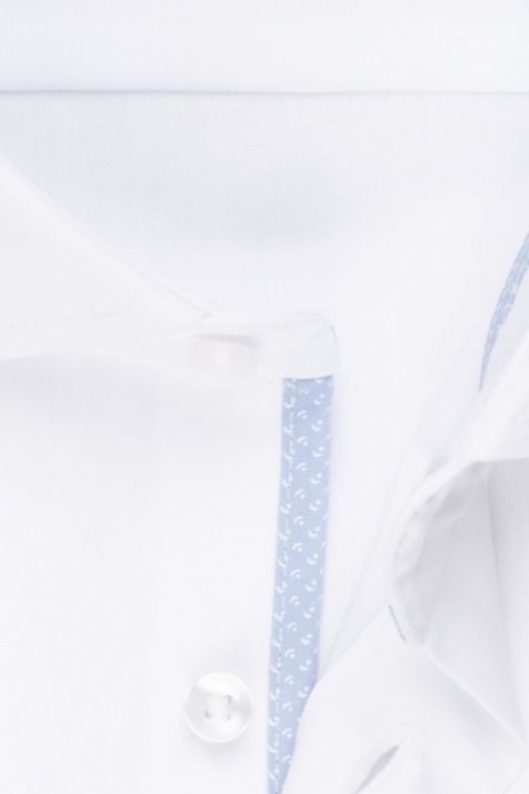 Camicia Uomo Seidensticker Slim No Stiro Tinta unita collo Italiano Manica lunga