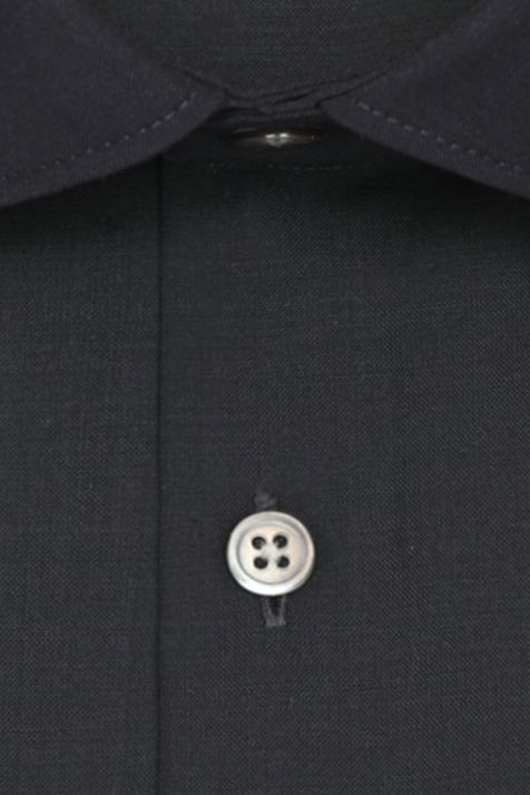 Camicia Uomo Seidensticker Slim Tinta unita collo Italiano Manica lunga