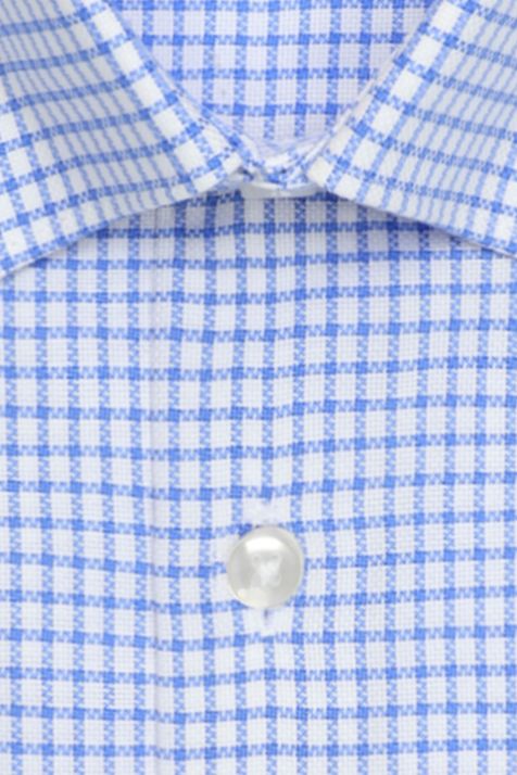 Camicia Uomo Seidensticker Regular No Stiro Quadri collo Italiano Manica lunga