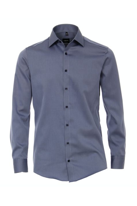 Camicia Uomo Venti Regular No Stiro Tinta unita collo Francese Manica lunga