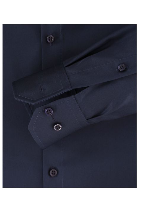 Camicia Uomo Venti Regular No Stiro Tinta unita collo Francese Manica lunga