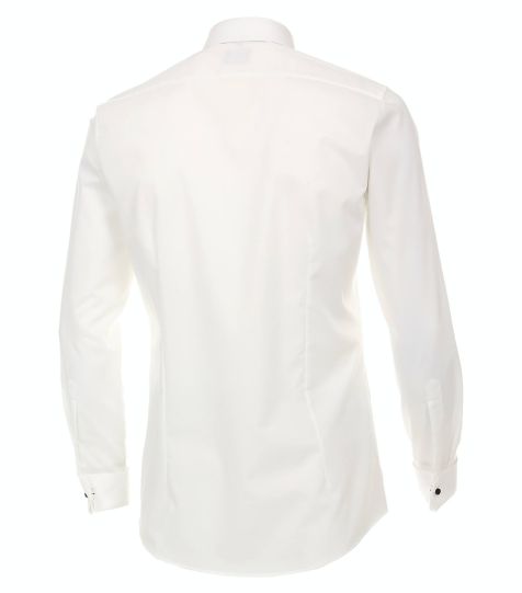 Camicia Uomo Venti Slim No Stiro Tinta unita collo Francese Manica lunga