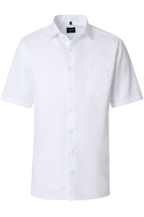 Camicia Uomo Venti Comfort Tinta unita collo Italiano Manica corta
