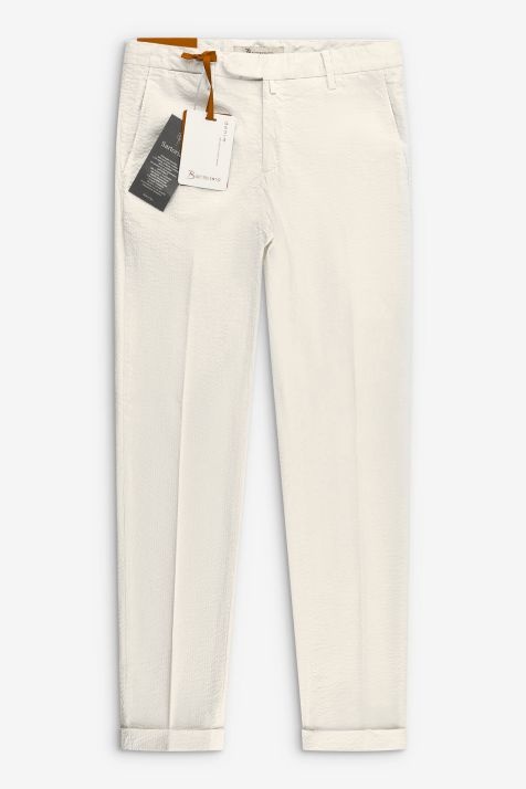 Pantalone Uomo B-Settecento Chino Slim Tinta unita 98% cotone 2% Dow XLA