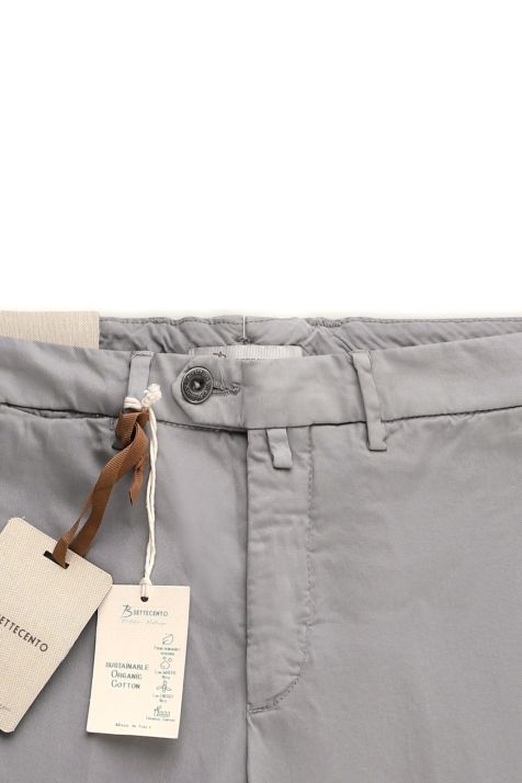 Pantalone Uomo B-Settecento Chino Slim Tinta unita 97% cotone 3% elastan
