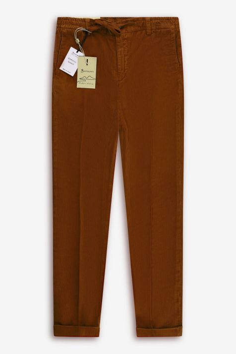 Pantalone Uomo B-Settecento Chino Slim Tinta unita 98% cotone 2% ea