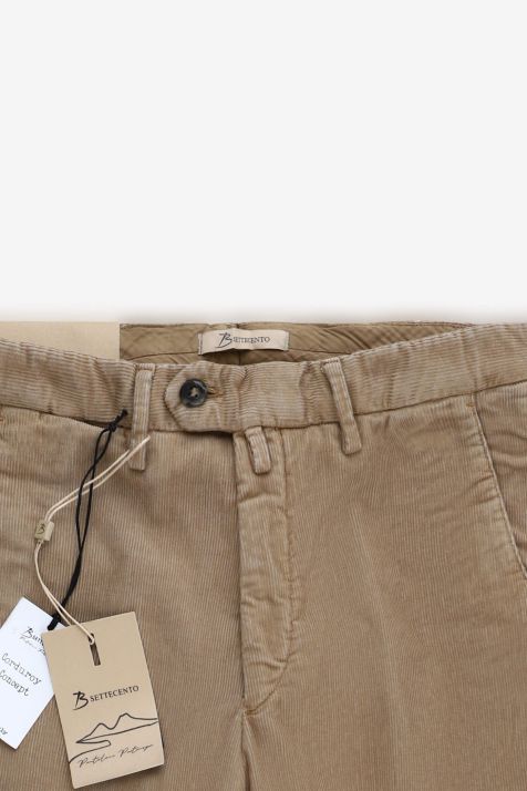 Pantalone Uomo B-Settecento Chino Slim Tinta unita 65% cotone 33% pa 2% ea