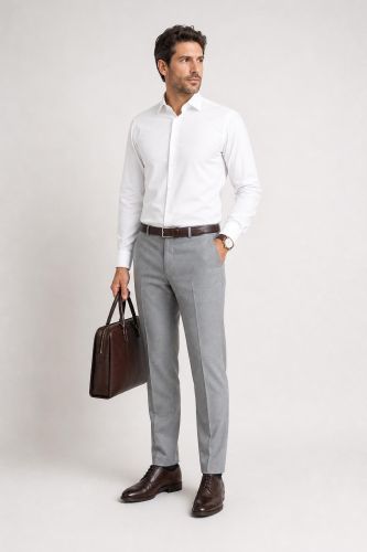 Camicia no stiro Ingram Regular INGRAM-68910-INMED-IRN-ML-XT-01