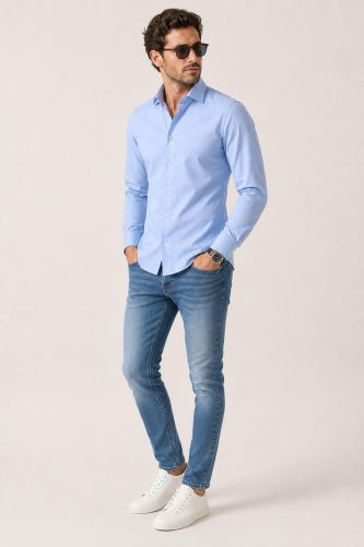 Camicia no stiro Ingram Slim INGRAM-68910-SLIM-IRN-ML-XT-02-PE26
