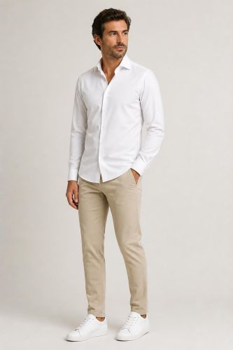 Camicia no stiro Ingram Regular INGRAM-68911-INMED-IRN-ML-XT-01-PE26