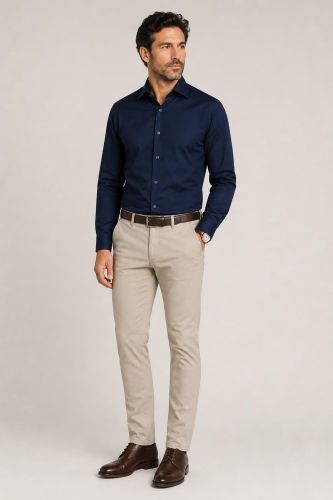 Camicia no stiro Ingram Regular INGRAM-68911-INMED-IRN-ML-XT-03-PE26