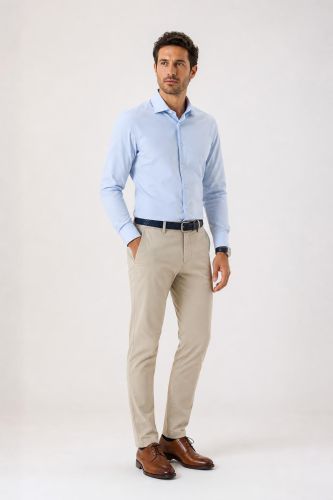 Camicia no stiro Ingram Regular INGRAM-68911-INMED-IRN-ML-XT-10
