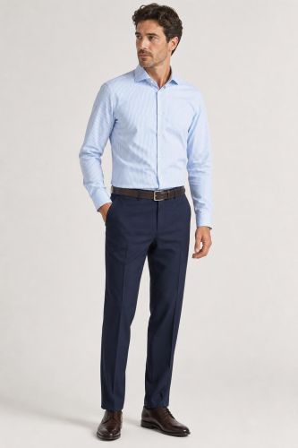 Camicia no stiro Ingram Regular INGRAM-68918-INMED-IRN-ML-XT-02