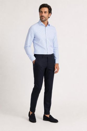 Camicia no stiro Ingram Regular INGRAM-68918-INMED-IRN-ML-XT-02